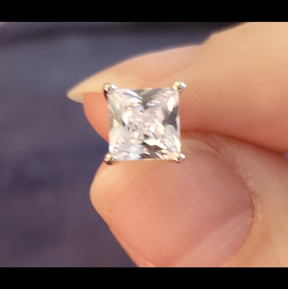 All 3 prs of 925 SS. Swarovski crystal stones - Picture 5 of 7